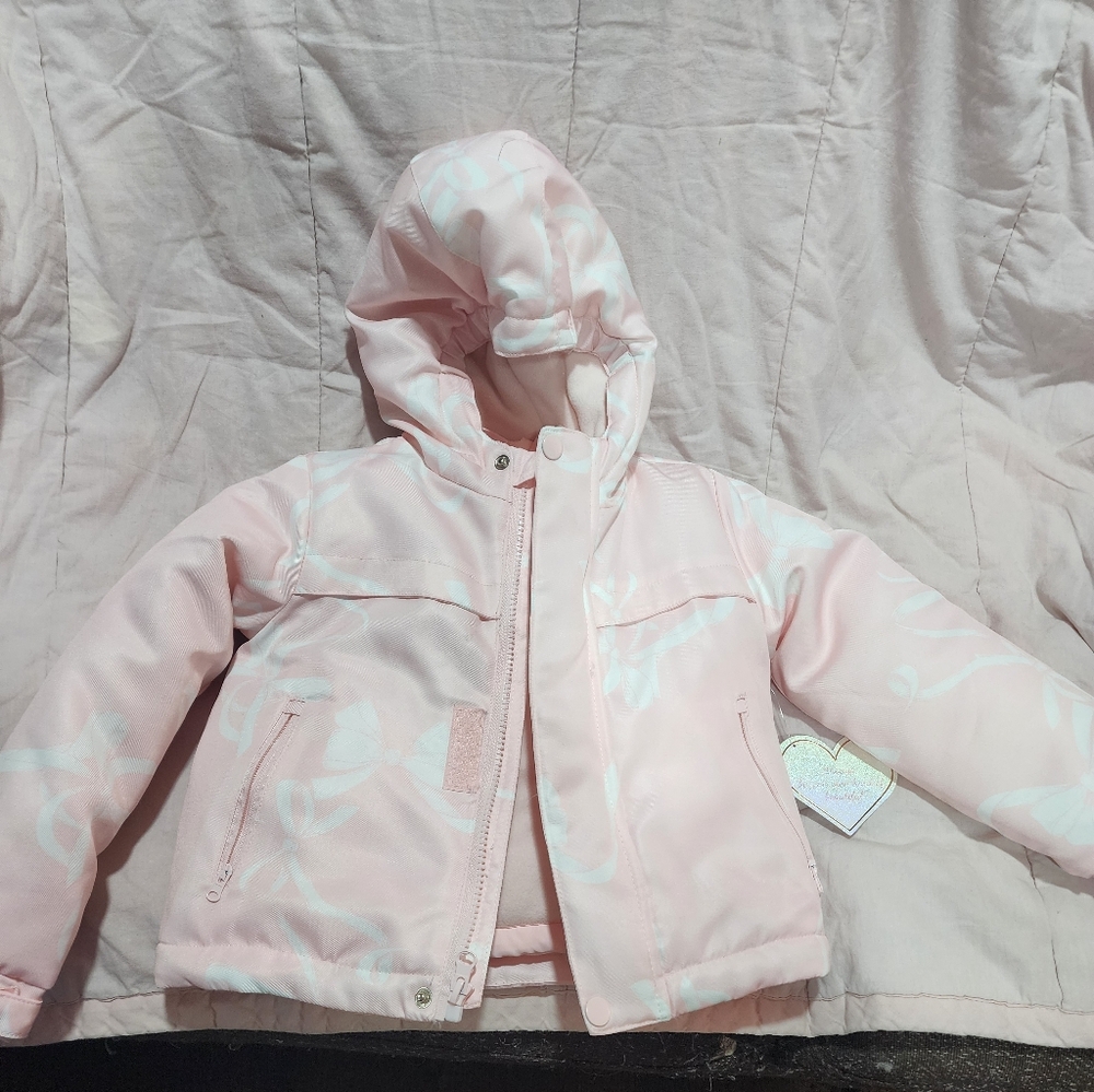Kids Pink Hooded Jacket 2-1 Sweet Stories